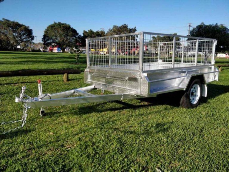 7 x 4 Industrial Heavy Duty Trailer Galvanised Trailers Canberra